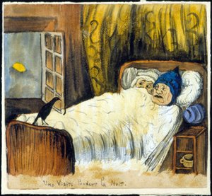 Bad auspicious: a visit at night by French School