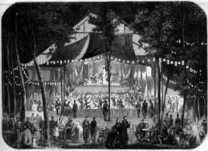 Ball organized at the military camp of Chalons, Marne (51)
