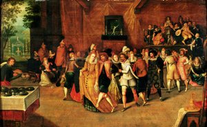 Ball during the Reign of Henri III, 1574-89 by French School