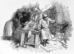 Ballads of Francois Villon "Father Christmas, who planted the vine", edition Pelletan, 1896 by French School