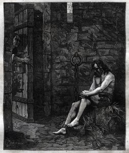 Balufeau imprisoned at the Bastille by Louis XIII - Louis XIII (1601-1643) was content to have Jacques Baloufeau, dit de Saint-Angel put to the Bastille (in Paris a travers les centuries) by French School