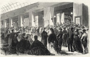Bank - Societe Generale - issuance of five and two francs - 1871 by French School