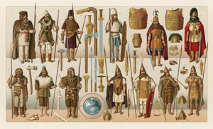 Barbarian Europe Costume by French School