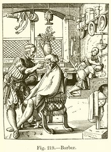 Barber by French School
