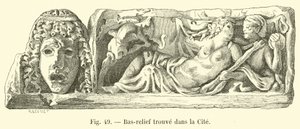 Bas-relief found in the City by French School