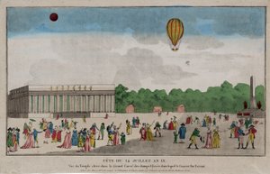 Bastille Day, Paris, 14th July 1801 by French School