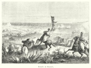 Battle of Staoueli (engraving) by French School