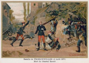 Battle of Froeschwiller, The Death of General Raoult by French School