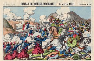 Battle of the Djebbel Haddedah, April 26 by French School