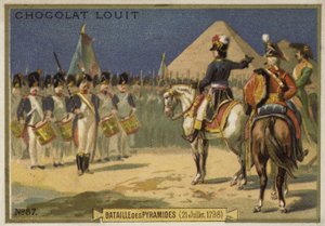 Battle of the Pyramids, Egypt, 21 July 1798 by French School