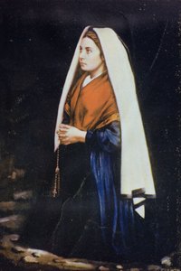 Bernadette Soubirous, from a late 19th century painting by French School