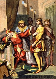 Bertran de Born (1140 - 1215) Troubadour Perigordin, Lord of Hautefort, Before Henry II of England (1133 - 1189)
