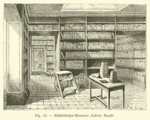 Mazarine Library, Naude Gallery by French School