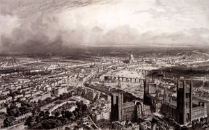 Birds Eye View of London