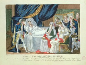 Birth of Napoleon II, King of Rome, 20th March, 1811 by French School