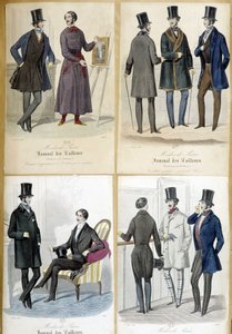 Boards illustrating men