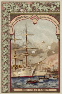 Bombardment of Chania, Crete, Greco-Turkish War, 28 March 1897