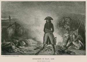 Bonaparte in Italy by French School
