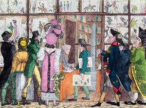 Book and Print Seller, early 19th century