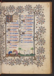 Book of Hours, Add MS 32454 f.3r, France by French School