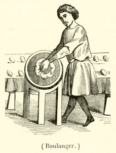 Baker (engraving) by French School