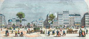 Boulevard des Filles du Calvaire and Boulevard du Temple - Rue Pont aux Choux - Rue des Filles-du-Calvaire - Rue Saintonge - Engraving in 