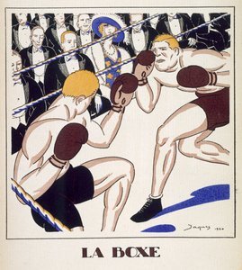 Boxing, from Monsieur 1920 by French School