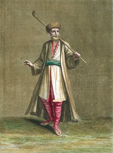 Bulgarian Costume, illustration from Recueil de Costumes du Levant, 1707-8 by French School