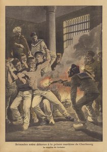 Bullying among prisoners at the maritime prison of Cherbourg by French School
