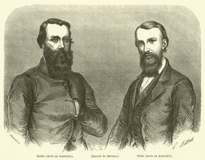Burke, Wills, Died in Australia by French School