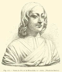 Bust of Pico della Mirandola, 15th Century, Berlin Museum by French School