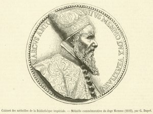 Cabinet of Medals of the Imperial Library, Commemorative Medal of Doge Memmo by French School