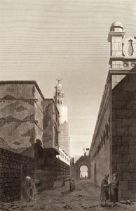 Cairo: View of the Exterior of the Mosque of Toulon by French School