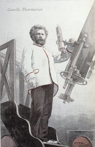 Camille Flammarion from La Revue Illustre, published January 1891 by French School