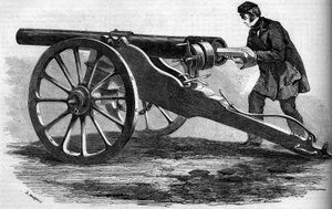 Canon Whitworth of the English Army by French School