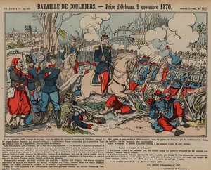 Capture of Orleans by the French after the Battle of Coulmiers, Franco-Prussian War, 9 November 1870