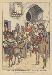 Caravan of Europeans Returning to Fez, Morocco by French School