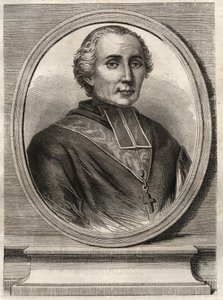 Portrait of Cardinal Francois-Nicolas-Madeleine Morlot (1795-1862) - Archbishop of Paris and Cardinal by French School