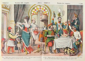 Caricature of the Berlin Congress of 1878, from Le Perroquet magazine