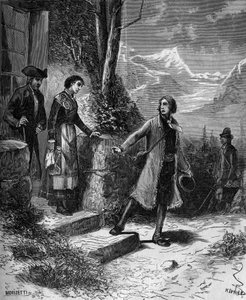Carl Von Linne naturalist and Swedish writer (1707 - 1778) left his fiancée for a trip to England and Holland