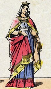 Carolingian Dynasty: Portrait of Adelaide d