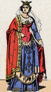 Carolingian dynasty: Portrait of Ermentrude d