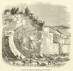 Basalt quarry of Langenberg, near Cologne