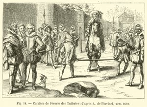The Tuileries Stable Yard; after A. de Pluvinel, circa 1620