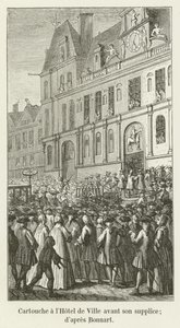 Cartouche at the Hotel de Ville before his execution; after Bonnart by French School