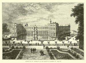 Castle of St Germain in the Reign of Henry IV by French School