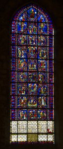 Cathedral of Chartres, Stained Glass: The Life of Saint Apollinaris and Chorus of Angels