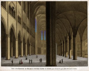Cathedral Notre Dame de Paris by French School