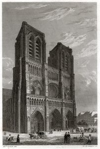 Cathedrale Notre Dame de Paris by French School