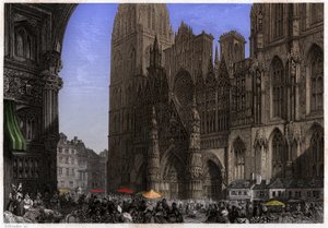 Cathedral of Rouen by French School